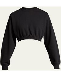 Alo Yoga - Devotion Pullover Fleece Crop Top - Lyst