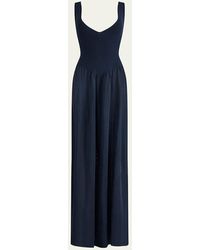 Altuzarra - Lollie Plunging Drop-Waist Maxi Dress - Lyst