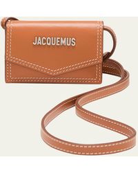 Jacquemus - Le Porte Azur Leather Envelope Card Holder - Lyst