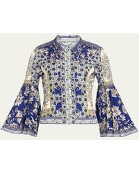 Alice + Olivia - Willa Fitted Top - Lyst