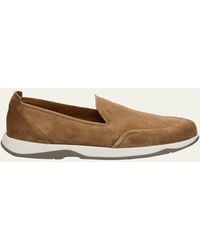 Berluti - Echappe Suede Slip-On Loafers - Lyst