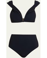 Zimmermann - Lexi Off-shoulder Two-piece Swimsuit - Lyst