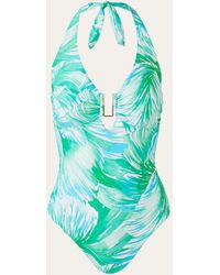 Melissa Odabash - Tampa Pique Halter One-piece Swimsuit - Lyst