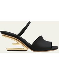 Fendi - 65mm First Leather Sandals - Lyst