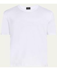 Brioni - Sea Island Cotton Crewneck T-Shirt - Lyst
