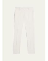 ZEGNA - Slim Flat-Front Pants - Lyst