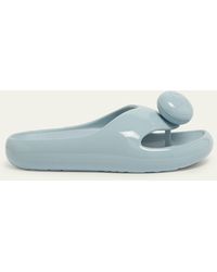 Loewe - Pebble Foam Toe-post Slide Sandals - Lyst