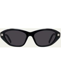 Givenchy - 4g Logo Acetate Cat-eye Sunglasses - Lyst
