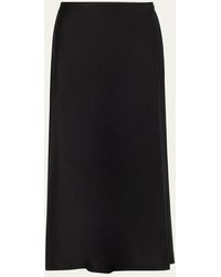 Kobi Halperin - Sachi Straight Satin Back Crepe Maxi Skirt - Lyst