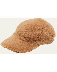 Max Mara - Gimmy Fluffy Baseball Hat - Lyst