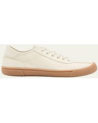 The Row - Canvas Low-Top Sneakers - Lyst