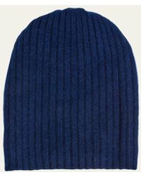 Portolano - 4-ply Cashmere Slouch Beanie Hat - Lyst