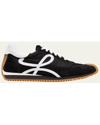 Loewe - Flow Suede Retro Runner Sneakers - Lyst