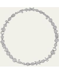Sydney Evan - 15th Anniversary Diamond Necklace W/ 14k White Gold - Lyst