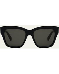 Celine - Monochrome Triomphe Acetate Cat-eye Sunglasses - Lyst