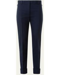 Akris - Marilyn Wool Stretch Flannel Bootcut-Leg Ankle Pants - Lyst