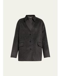 Nanushka - Jada Double Wool Jacket - Lyst