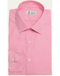 Luigi Borrelli Napoli - Cotton Gingham Check Dress Shirt - Lyst