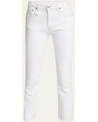 R13 - Kick Fit Cropped Flared Jeans - Lyst