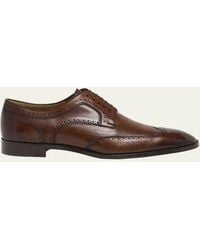 Christian Louboutin - Grave Wingtip Brogue Leather Derby Shoes - Lyst