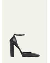 Alaïa - Leather D'Orsay Square-Toe Pumps - Lyst