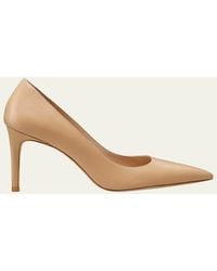 Stuart Weitzman - Stuart Power 85 Leather Pumps - Lyst