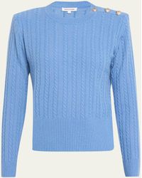 Veronica Beard - Alder Cable-knit Cashmere Sweater - Lyst