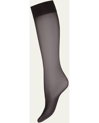 Wolford - Satin Touch Sheer Knee-highs - Lyst