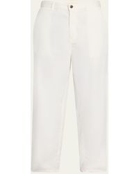 The Row - Sharka Cashmere Straight-Leg Carpenter Pants - Lyst