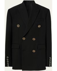 Burberry - Double-breasted Ekd Suit Jacket - Lyst