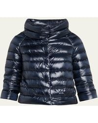 Herno - Sofia Ultra-Lightweight Down Bolero Jacket - Lyst