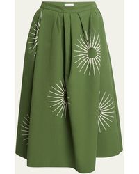 Dries Van Noten - Soni Embroidered Circle-cut Maxi Skirt - Lyst