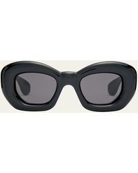 Loewe - Inflated Acetate-nylon Butterfly Sunglasses - Lyst