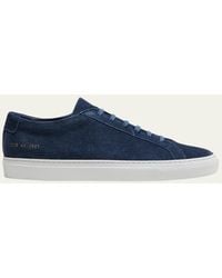 Common Projects - X B. Shop Achilles Patterned Suede Low-top Sneakers - Lyst