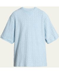 Givenchy - 4g Logo Jacquard Short-sleeve T-shirt - Lyst