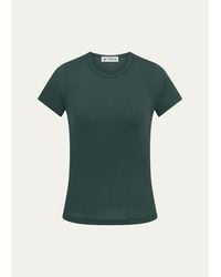 ÉTERNE - Fitted Crewneck Short-Sleeve T-Shirt - Lyst