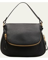 Tom Ford - Jennifer Medium Double Strap Bag In Grained Leather - Lyst