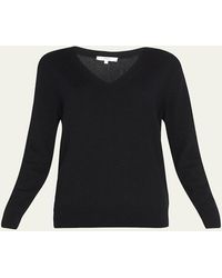 Vince - Weekend V-Neck Cashmere Pullover Sweater - Lyst