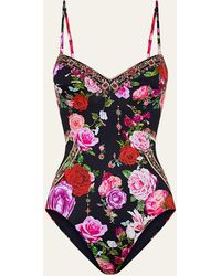 Camilla - Reservation For Love Paneled One-piece Swimsuit - Lyst