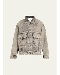 Setchu - Ruche Washed Denim Jacket - Lyst
