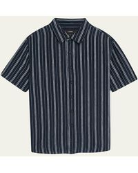 Vince - Classic Striped Sport Shirt - Lyst