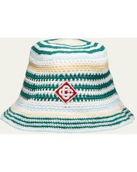 Casablanca - Diamond Logo Crochet Bucket Hat - Lyst