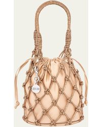 Judith Leiber - Sparkle Crystal Net Top-handle Bag - Lyst