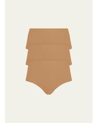 Commando - Classic High-Rise Microfiber Bikini Briefs, Pack Of 3 - Lyst