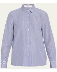 The Row - Sadie Striped Button-front Shirt - Lyst