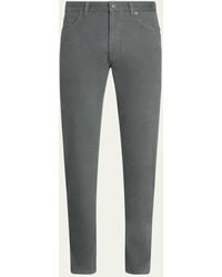 ZEGNA - City Fit Stretch Gabardine 5-Pocket Pants - Lyst