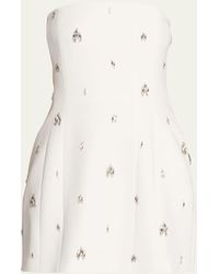 A.L.C. - Elsie Strapless Jewel-Embellished Mini Dress - Lyst