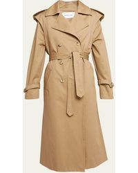 ARMARIUM - Belted Cotton Trench Coat - Lyst