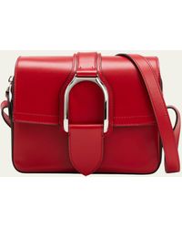 Ralph Lauren Collection - Welington Flap Leather Crossbody Bag - Lyst