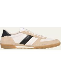 Tom Ford - Terence Suede And Leather Low-Top Sneakers - Lyst